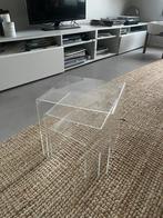 Plexiglas nesting tafeltjes, Huis en Inrichting, Tafels | Bijzettafels, Ophalen, Zo goed als nieuw, Kunststof, Minder dan 55 cm