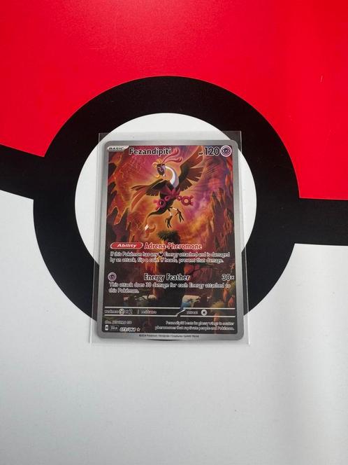 Fezandipiti illustration rare pokemon, Hobby en Vrije tijd, Verzamelkaartspellen | Pokémon, Zo goed als nieuw, Losse kaart, Ophalen of Verzenden