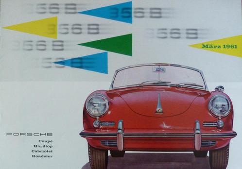 Folder Porsche 356 B 1961, Boeken, Auto's | Folders en Tijdschriften, Zo goed als nieuw, Porsche, Ophalen of Verzenden