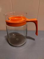 Vintage glazen sapkan waterkan Pyrex England zgan, Glas of Glazen, Ophalen of Verzenden, Overige stijlen, Glas