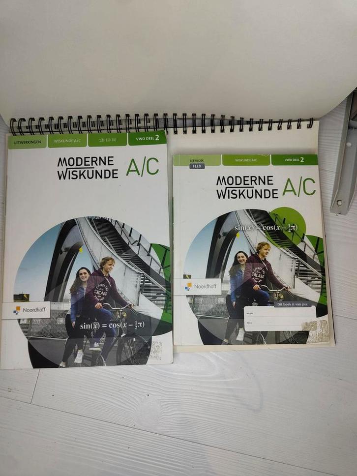 Moderne Wiskunde A/C VWO Deel 2 + uitwerkingen, Boeken, Schoolboeken, Gelezen, Wiskunde A, VWO, Ophalen of Verzenden