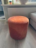 Poef van loods 5 in terrakleur, Huis en Inrichting, Ophalen, Zo goed als nieuw, Rond