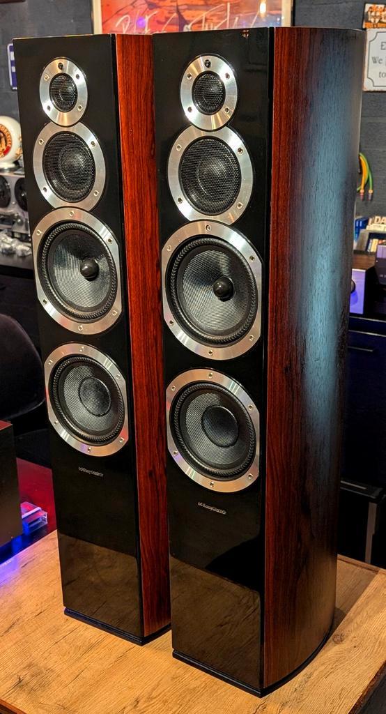 WHARFEDALE DIAMOND 10.7 SET • GARANTIE •  • PRACHTIG, Audio, Tv en Foto, Luidsprekers, Refurbished, Front, Rear of Stereo speakers