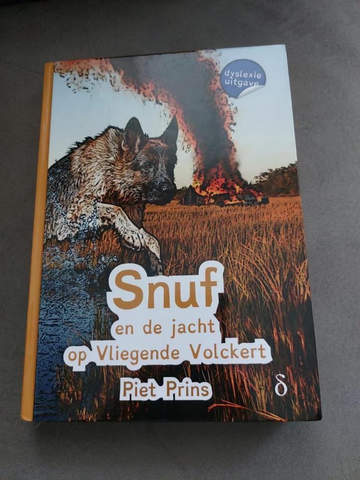 Dyslexie uitg. Snuf en de jacht op Vliegende Volckert Prins, Boeken, Kinderboeken | Jeugd | 10 tot 12 jaar, Zo goed als nieuw