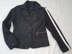 Leuke zwarte leren jasje, Zwart, Ophalen of Verzenden, Zo goed als nieuw, Jasje