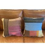 2x kelim kussen vintage wol kussens ca45x45cm met vulling, Huis en Inrichting, Woonaccessoires | Kussens, Ophalen of Verzenden
