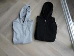 2x capuchon vest, maat M C&A, Maat 48/50 (M), Zwart, Gedragen, C&A