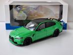 1:18 Solido BMW M3 G80 Competition Performance Parts Groen, Ophalen of Verzenden, Zo goed als nieuw, Auto, Solido