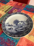 Wandbord, Royal Sphinx Delftsblauw: winter stilleven, Antiek en Kunst, Ophalen of Verzenden