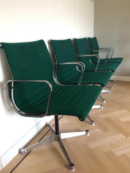 Vintage Eames Herman miller ea107 groen Amsterdam Antwerpen, Huis en Inrichting, Stoelen, Gebruikt, Metaal, Overige kleuren, Ophalen of Verzenden