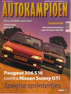Autokampioen 14 1994 : Nissan Sunny 2.0 GTI - Peugeot S16, Ophalen of Verzenden, Gelezen, Algemeen