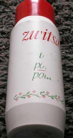 Zwitsal baby poeder bus wit met rode dop, Verzamelen, Ophalen of Verzenden, Gebruikt, Reclamebord