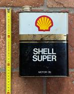 Mooi oud Shell olieblik. 2 liter. Ca. 24x7 centimeter., Ophalen of Verzenden, Gebruikt, Formule 1