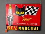 Sev Marchal oud reclamebord blik geen emaille, Antiek en Kunst, Ophalen of Verzenden