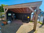 Overkapping Douglas hout 250 bij 400 met wanden, Ophalen, Gebruikt, Tuinpaviljoen