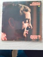 Charles Aznavour  Qui?  Vinyl  lp, Cd's en Dvd's, Vinyl | Pop, Ophalen of Verzenden, 1960 tot 1980, Gebruikt, 12 inch