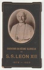 Kartonnen foto Souvenir Règne Glorieux Léon XIII (Paus), Verzenden, Gebruikt, Kaart of Prent, Christendom | Katholiek