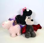 3 Knuffels van Nici (vleermuis, 2x eenhoorn), Kinderen en Baby's, Speelgoed | Knuffels en Pluche, Tweedehands, Tweedehands, Tweedehands