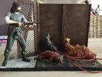 Kurt russel, Macready in kennel box set the thing now playin, Verzenden, Zo goed als nieuw, Film, Actiefiguur of Pop
