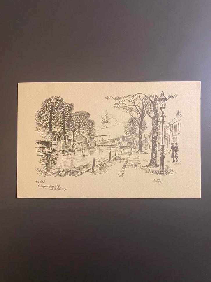 Ansichtkaart Edam - Maarten Oortwijn, Verzamelen, Ansichtkaarten | Nederland, Gelopen, Noord-Holland, 1980 tot heden, Ophalen of Verzenden