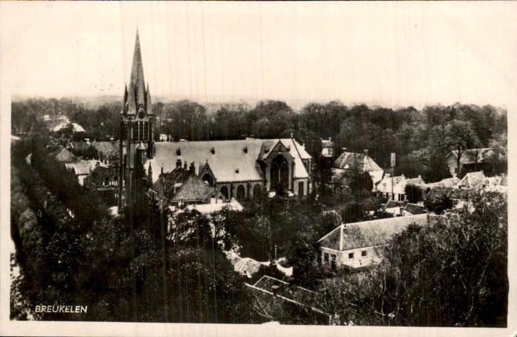 Breukelen, Verzamelen, Ansichtkaarten | Nederland, Gelopen, Utrecht, Voor 1920, Ophalen of Verzenden