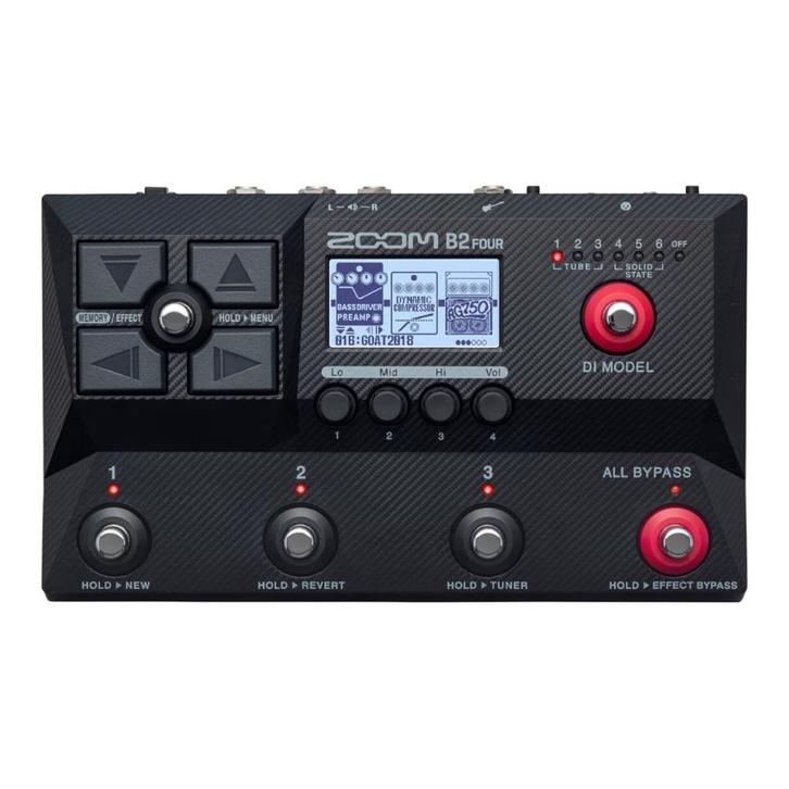 Zoom B2 Four Bass Multi Effects Processor SUPERPRIJS !!, Muziek en Instrumenten, Effecten, Nieuw, Multi-effect, Ophalen of Verzenden