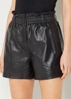 Ba&sh leren short, Kleding | Dames, Broeken en Pantalons, Kort, Zwart, Nieuw, Ophalen of Verzenden