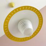 grote vintage design LAMP Louis Kalff geel opaalglas Retro, Huis en Inrichting, Lampen | Hanglampen, Gebruikt, Vintage Mid Century Dutch design fifties retro