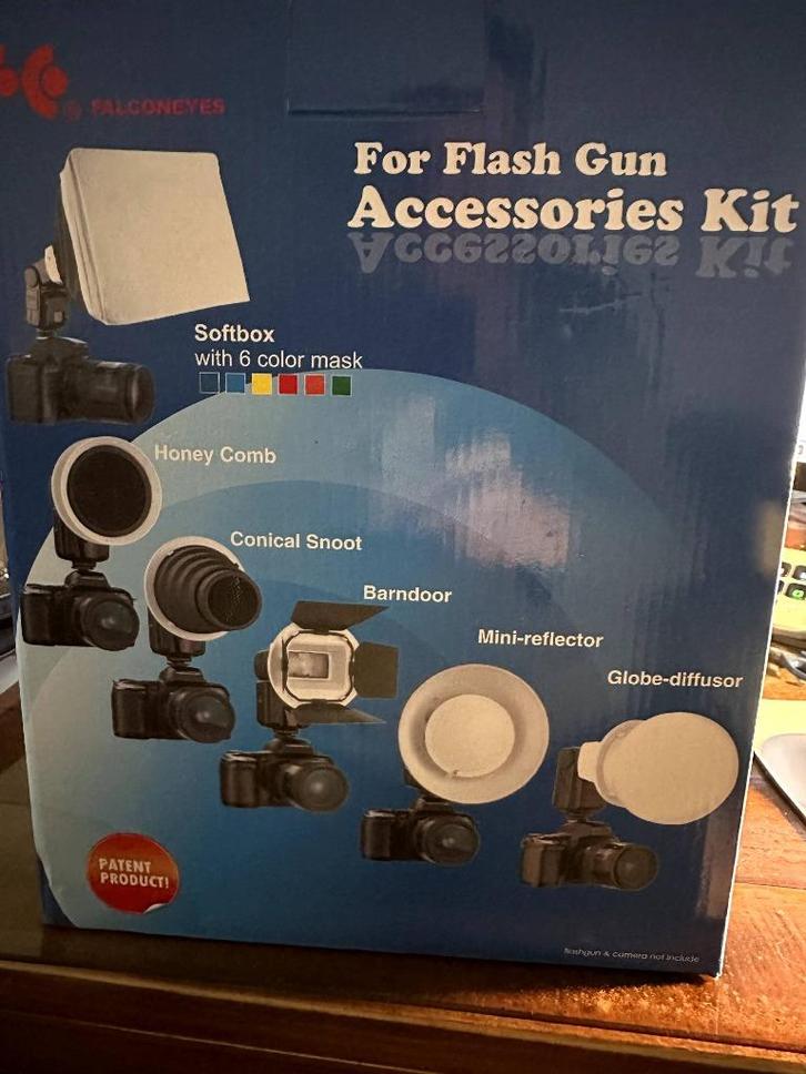 Falcon eyes  For flash gun Accessories Kit, Audio, Tv en Foto, Fotografie | Flitsers, Nieuw, Overige merken, Ophalen of Verzenden