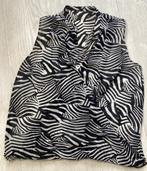 Zebra Print Top / blouse- Maat L, Maat 38/40 (M), Zwart, Ophalen of Verzenden, Zo goed als nieuw