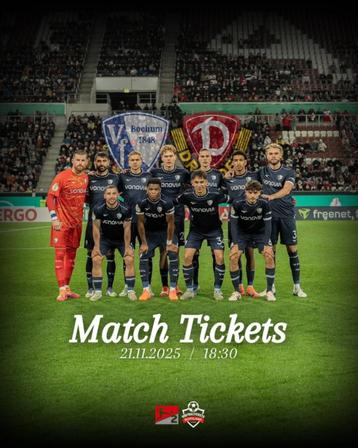 VfL Bochum - Dynamo Dresden tickets beschikbaar voor biedingen