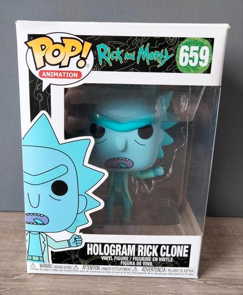 659 Hologram Rick Clone Rick And Morty Funko Pop, Verzamelen, Poppetjes en Figuurtjes, Zo goed als nieuw, Verzenden