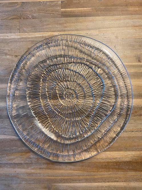 Zeldzaam bord Fossil glaskunstenaar J.S. Drost Zabkowice, Huis en Inrichting, Woonaccessoires | Onderzetters, Zo goed als nieuw