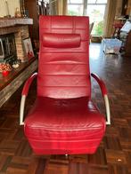 Jori Relaxfauteuil - Stijlvol en Comfortabel, Huis en Inrichting, Fauteuils, Ophalen, Gebruikt, Leer, 75 tot 100 cm