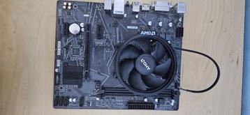 AMD AM4 Moederbord met 8 core cpu en geheugen beschikbaar voor biedingen