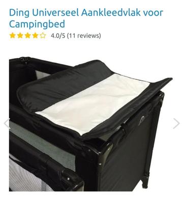 Ding universeel aankleedvlak voor op campingbed beschikbaar voor biedingen