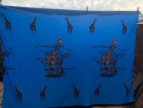 Afrikaanse Wrapper Giraffe Print, Antiek en Kunst, Antiek | Kleden en Textiel, Ophalen of Verzenden
