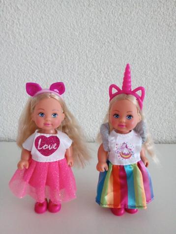 2 Prachtige EVI LOVE Poppetjes beschikbaar voor biedingen
