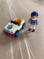 Playmobil meisje met terreinwagen., Ophalen of Verzenden, Zo goed als nieuw