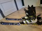 Skies 160cm met skischoenen 39 salomon, Sport en Fitness, Ophalen, 160 tot 180 cm, Gebruikt, Schoenen