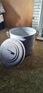 Grote zinken emmer, Ophalen of Verzenden, Overige materialen