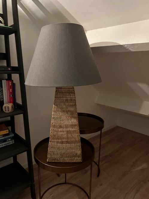 Birma lamp XL rotan lamp riet, Huis en Inrichting, Lampen | Tafellampen, Gebruikt, 50 tot 75 cm, Overige materialen, Ophalen