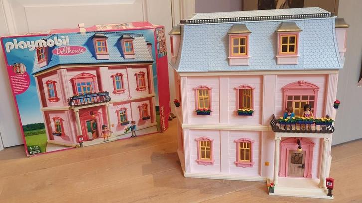Playmobil Poppenhuis/ Herenhuis 5303 - met inrichting!, Kinderen en Baby's, Speelgoed | Poppenhuizen, Zo goed als nieuw, Poppenhuis