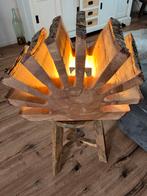 Unieke Boomstam Lamp, Ophalen of Verzenden, Nieuw, Hout, Minder dan 100 cm