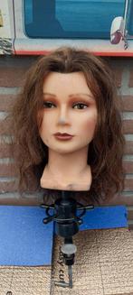 Oefenhoofd met haar voor kappers, Ophalen of Verzenden, Gebruikt, Overige typen