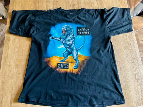 Rolling Stones Bridges to Babylon ‘98 tourshirt XL, Verzamelen, Muziek, Artiesten en Beroemdheden, Zo goed als nieuw, Kleding