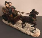 Kerst koets met paard, Ophalen, Zo goed als nieuw