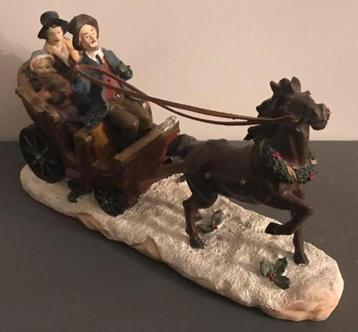Kerst koets met paard beschikbaar voor biedingen