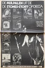 Paginagrote A3 advertentie ROLLING STONES release, Ophalen of Verzenden