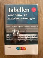 Tabellen voor Bouw- en Waterbouwkundigen, Boeken, Techniek, Ophalen of Verzenden, Zo goed als nieuw, Bouwkunde